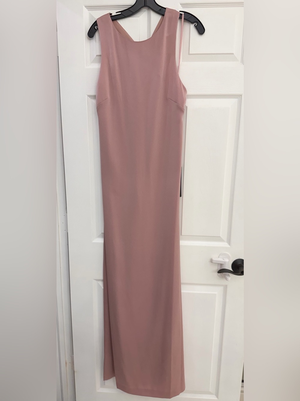 NWT BCBGMAXAZRIA Margita Dark Tea Rose Maxi Dress M #gown